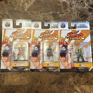 Street Fighter Nano Metals set of 3